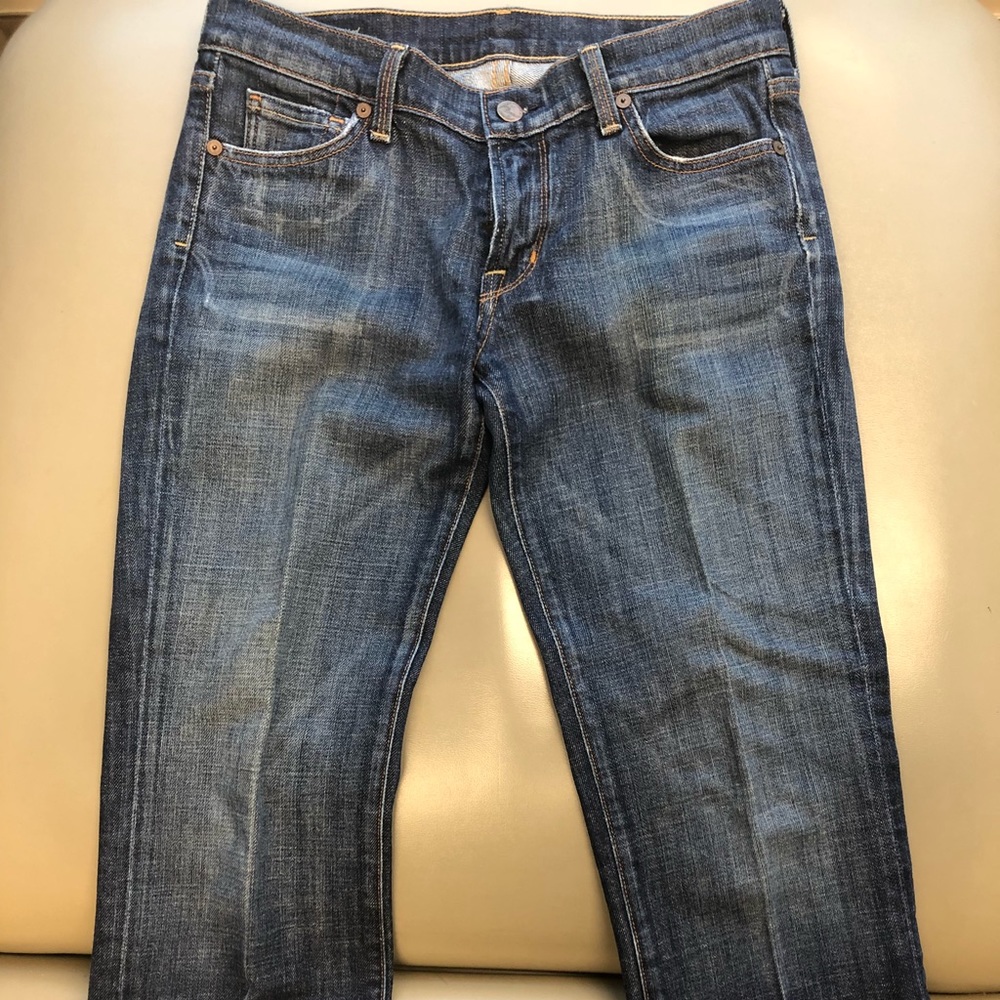 Citizens of Humanity Low Waist Cropped Stretch